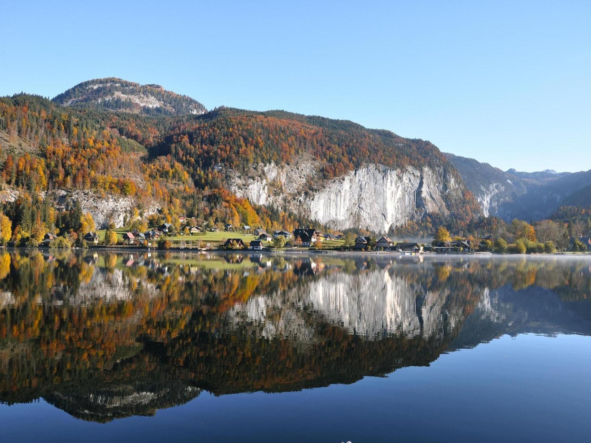 Exclusive Apartment With Sauna & Mountain Panorama Grundlsee Exterior foto